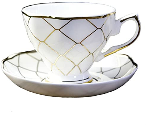 Tasse à café en céramique Originale de 10,1 oz, Soucoupe pour Le thé de l'après-midi au Restaurant, Tasse à thé Noir, Latte au Bureau