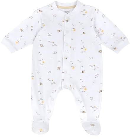 Chicco, Tutina Neonato e Neonata in Morbido Cotone, con Comoda Apertura Frontale, Ideale per Primavera ed Estate, Abbigliamento Bambina e Bambino, Designed in Italy