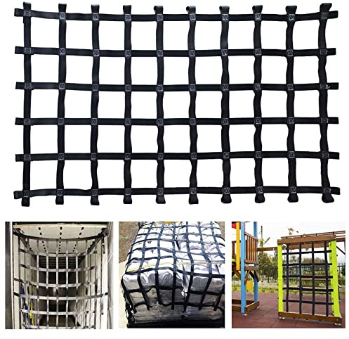 Custom Climbing Rope for Kids & Adults, 3.5x8m Treehouse Swing Set Accessories, Safety Protective Net for Outdoor Play, Durable Cargo Net for Climbing & Hammocks