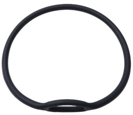 ICDKOYK Drehbarer und Faltbarer Silikon Bungee Halter für Atemregler – Flexible und komfortable Trageschlaufe für Hobbytaucher, die eine Flexible Halterung für ihren Atemregler suchen, Schwarz, 18cm