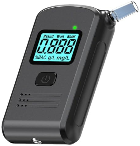 Osmond Breath Alcohol Tester Breathalyser Portable Handheld Breathalyzer LCD Display Alcotest Test Tools Device