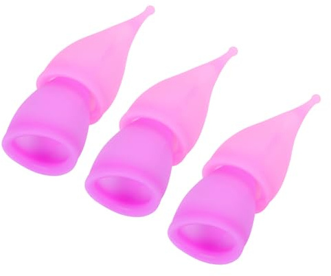 TEHAUX Menstruationsbecher Komfortabel und Auslaufsicher aus Flexiblem Silikon 6 Stück 30ml für Damen Beim Schwimmen und Wandern