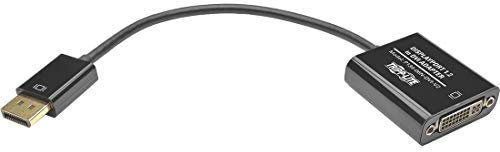 Tripp Lite DisplayPort to DVI Active Adapter Cable Video Converter Displayport 1.2 DP2DVI 6in (P134-06N-DVI-V2), Black