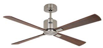 Casafan Eco Concept Deckenventilator, 152 cm, verchromt, Kirschbaumholz
