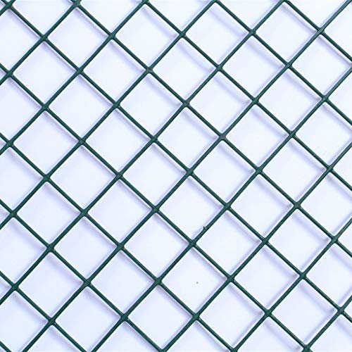 BBGS Wire Mesh Fence Wire Mesh Fencing, 30m Galvanised PVC Coated Garden Fencing Green Steel Wire Mesh Fence, 1.2m Height (Color : 2.5mm diameter)