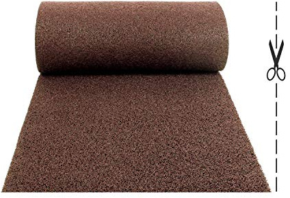Olivo.shop - Alfombra antideslizante de vinilo rizado para entrada, 100 x | Rollo de alfombra interior y exterior de PVC, drenante, felpudo a medida, vinilo, atrapa la suciedad, resistente, lavable