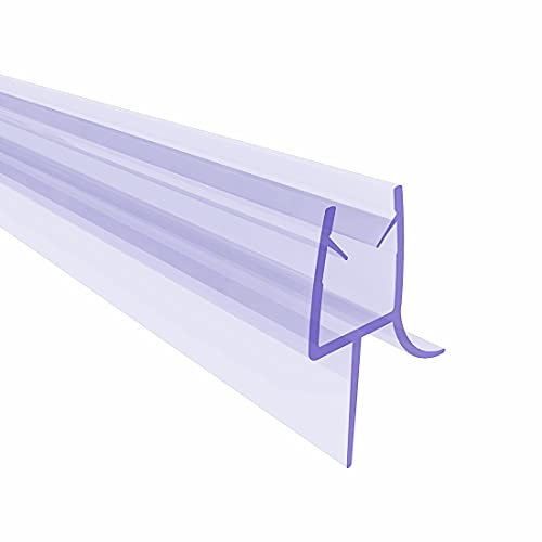 SONNI Duschdichtung für Glasstärke 5mm/ 6mm Dichtlippe 90cm Ersatzdichtung Dichtung PVC Dusche Wasserabweiser Gummidichtung
