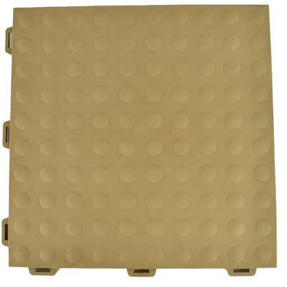 Greatmats StayLock Floor Tile Bump Top, Home Gym 1x1 Ft x .5 Inch, 26 Pack (Brown)