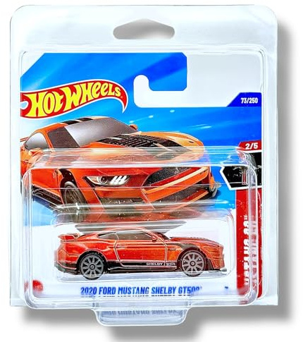 Hot Wheels - 2020 Ford Mustang Shelby GT500 - Mustang 60th 2/5 - JBB16 - Short Card - orange - Mattel 2025-1:64