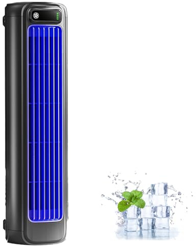 Climatiseur Portable Mural, Ventilateur De Climatisation Intelligent, Petit Ventilateur De Climatisation à 3 Vitesses, Rechargeable, Silencieux Et économe en énergie, Refroidisseur D'espace Personnel