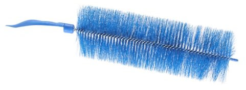 Fan Dusting Brush Long Handle Flexible Bendable Efficient Cleaning Brush for Household Fans and Air Conditioning Units Fiber Plastic Blue 16.54 Inches