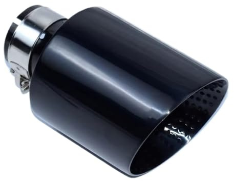 Tailpipe Modification For Stainless Steel Car Exhaust Universal Exhaust Pipe For GTI MK7 For Golf 7 Nozzle 60MM 63mm Tip Exhaust Tip Trim(Black 66-101)