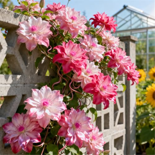 Speciale per archi/Clematis/Altamente ornamentale/Rizoma di Clematis-5 pcs-J