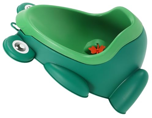 Pissoir per Bambini in Pp Verde Design Cartoon da Bagno | Serbatoio Estraibile, Ruota Idraulica Rotante, Accessori Stili Multipli Stile Casuale