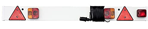 Maypole - Barra de Luces traseras para Remolque (1,4 m, Cable de 6 m)