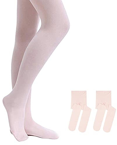 Stelle Girls' Ultra Soft Pro Dance Tight/Ballet Footed Tight(Toddler/Little Kid/Big Kid),2BP,XXS