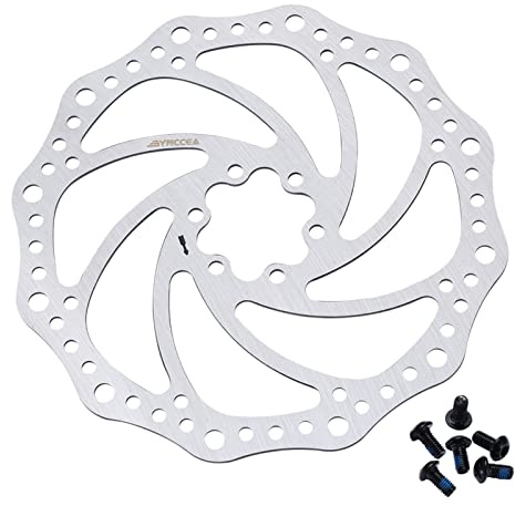 Bynccea 140mm 160mm 180mm 203mm Rotori Freno Disco Per Bicicletta con 6 Bulloni Adatto Per Bici Da Strada Mountain Bici BMX MTB