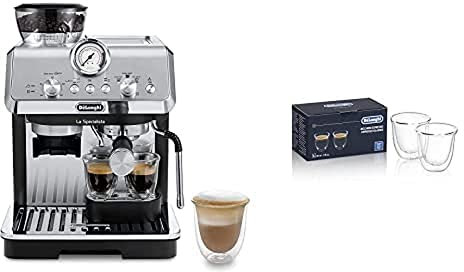 De'Longhi Espressomaschine mit 2 Espressogläsern