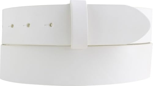 BELTINGER Wechselgürtel aus Vollrindleder mit Druckknöpfen 4 cm | Druckknopf-Gürtel für Damen Herren 40mm | Leder-Gürtel ohne Schnalle 4cm