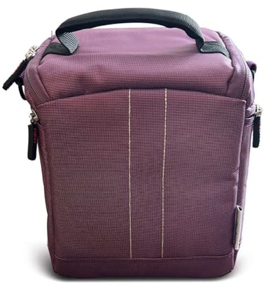 Navitech Purple DSLR SLR Camera Bag Compatible with NBD S100 4K Digital Camera
