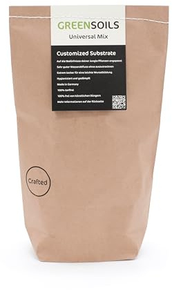 Greensoils Universal Aroid Erde Spezial-Substrat Torffrei Kokosfrei mit Biokohle (8L)