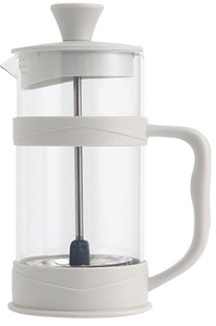 Guangcailun Cafetera y tetera francesa de émbolo fácil de limpiar para conocedores del café Cafetera resistente y duradera, 800ml