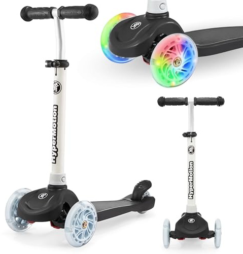 HyperMotion Kinder Dreirad Scooter 3-8 Jahre, TRINGO Balance-Scooter, Rutschfester Podest, Verstellbarer Scooter für Mädchen, Jungen 3+, Max. Belastung 50 kg