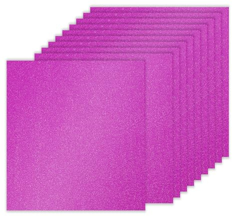 PATIKIL 10 Blatt Kartonpapier Quadratisch 250g - 30,5 x 30,5 cm - Dickes Bastelkarton zum Basteln Hochzeit Karton Glitzer Papier Stanzen DIY Deko Bastelpapier Bedruckbar, Lila