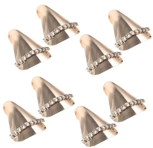 SOIMISS 4paare Schuhspitzenschutz Aus Metall Dekorative Schuhspitzenkappen Für High Heels Unsichtbarer Zehenschutz Für Verschiedene Schuharten Schnell Und Installieren