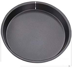 WUSHADEHANS Teglie per Pizza, 6 7 8 Pollici Premium Antiaderente teglia for Pizza teglia for Pizza in Acciaio al Carbonio Piatto Rotondo teglia for Pizza Vassoio Stampo Utensili da Forno(7 inch)