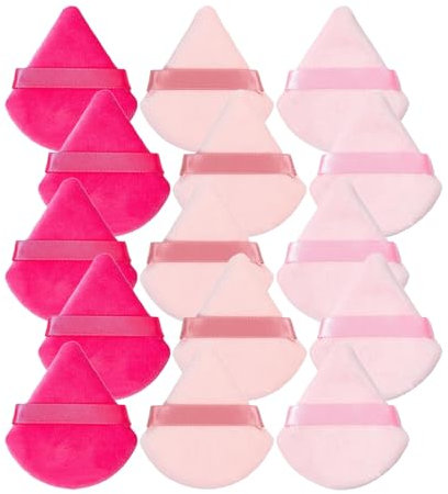 Triangle Powder Puff,30 Pcs Beauty Puffs Foundation Spong Multicolor Triangle Powder Puff Soft Powder Puffs Mini Powder Puff for Foundation,Blush,Powder,Face Honey Powder,Loose Powder,Concealer