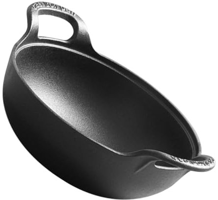 HANABASS Casserole Fonte Poêle à Frire Antiadhésive sans Revêtement Ustensile De Cuisine pour Soupe Ragoût Et Sauté Compatible avec Plaques à Induction Et Feu Ouvert