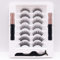Lot de 7 cils magnétiques avec kit eye-liner, 7 styles de cils magnétiques 3D pour un look naturel, imperméables, faux cils artificiels, sans colle, réutilisables, faciles à porter