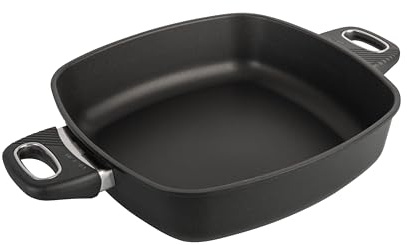 Gastrolux - Olla de cocción lenta, cuadrada, 28 x 28 cm, para todo tipo de luces e inducción, revestimiento antiadherente Biotan Plus, Indeformable, 17528