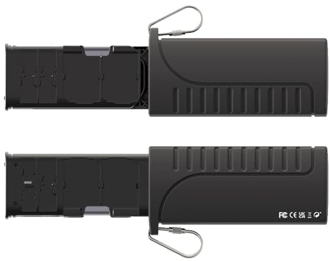 Lecteur de Carte mémoire à Haute Vitesse, Type - C USB 3.1, boîte de Stockage avec Machines à sous SIM SD TF - Transfert Rapide de 310 Mo/s, Protection IP54, Portable pour Les