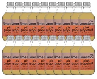 Limestone Pink Grapefruit Soda per cocktail, 20x200ml, italiana e biologica