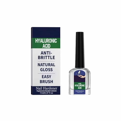2026 Soin des ongles professionnel, avec vitamine E, huile de jojoba pour une hydratation intense, ongles renforcés, en flacon de 11 ml, blanc, 3,8 x 3,8 x 8,2 cm