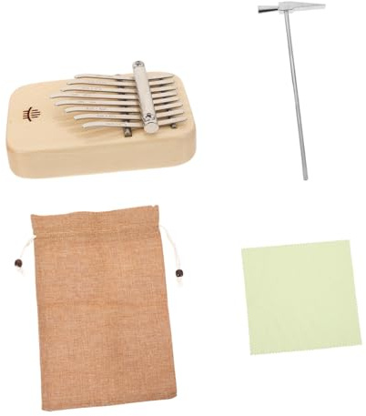 Garneck Kalimba y Sonido Natural Ligero Teclas de Acero Inoxidable para Principiantes Piano de Pulgar Portátil Adecuado para Práctica y Aprendizaje Musical