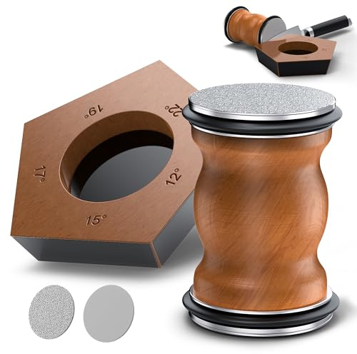 Messerschärfer Profi Mit 12°/15°/17°/19°/22° SchäRfwinkel, Messerschleifer, Knife Sharpener, Schleifstein Gerade Kanten