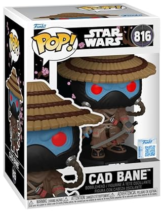 Funko POP! Star Wars Cad Bane Bobblehead, Exclusive Collectible Vinyl Figure with Authentication, #816, 4.7 Inches