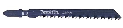 Makita A-85232 Stichsägeblatt B-8 HCS 5 Stück, ideal für schnelle und grobe Schnitte in Holz und Kunststoff von 4 bis 65 mm Materialstärke