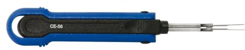 SW-Stahl 32100L-CE56 Entriegelungswerkzeug für Steckkontakte - 160 mm | KFZ Elektrik Auspin-Werkzeug zur Demontage von Steckverbindern, Steckkontakt-Entriegler für Reparatur am Kabelbaum