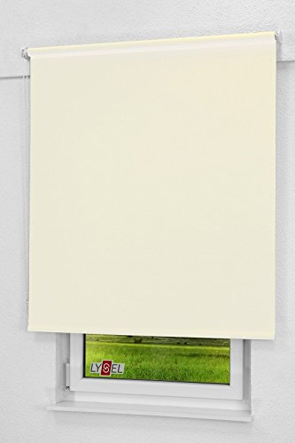 LYSEL - Qualitätsrollo Tageslicht hellelfenbein, (B x H) 133cm x 190cm in beige/hellelfenbein