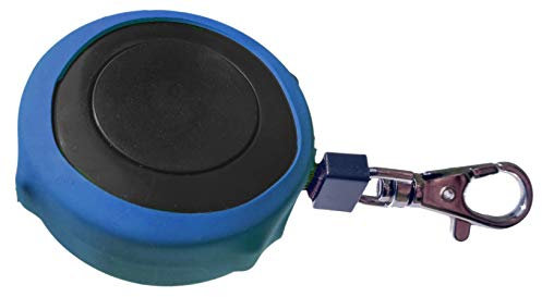 PICO Retractable Dog Lead – Pocket Size 110cm Long Extension Lead – Premium Nylon and Steel Clip Training Lead for Dogs – Small and Compact Design – Effective Locking Mechanism (Blue)