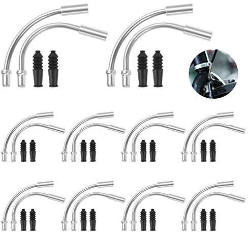 YUEYUAN 40 cykelbroms nudel kabel kit cykel kabel guide V-broms guide för V-broms cykel 10 V-broms 90 graders V-bromsar+10 V broms 110° + dammskydd