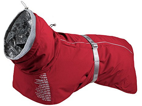 Hurtta Extreme Warmer Hundemantel, Winterjacke für Hunde Weinrot 25cm