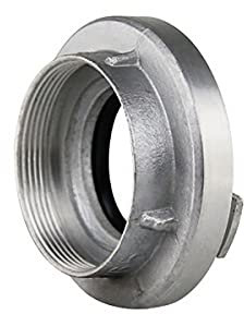 4 weiblich Schlauchkupplungen Feuerwehr Gewebeschläuche Verbindungszubehör Aluminium Adapter Reduzierstück Feueranschluss für Gewindehähne