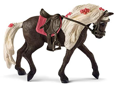 Schleich Horse Club | Rocky Mountain Horse Stute Pferdeshow 42469 | 4 Teile | Spielset ab 6 Jahren | Set mit Figuren, vielen Funktionen und zahlreichem Zubehör | detailgetreues Pferdespielzeug