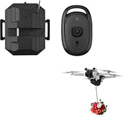OBEST Airdrop System, drönare nyttolast airdrop release drop enhet | One-Click-fäste 780 g och 50 m fjärrkontroll för DJI Mini 2 3 Pro SE Mavic Mini Pro Air FIMI X8 SE för fiske bröllop fest