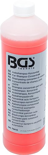 BGS 74415 | Concentrado de champú para Coche | Rojo | 1000 ml